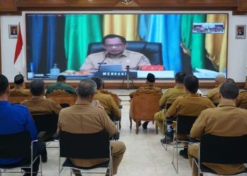 OPD Kukar Ikuti Rakor Bahas  Langkah Kongkrit Pengendalian Inflasi Daerah  2023 