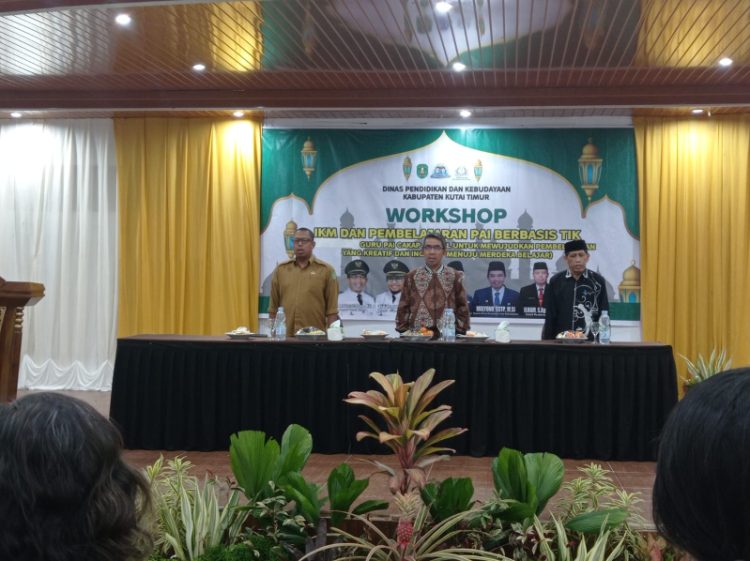 Bupati Kutim Ardiansyah Sulaiman Membuka Workshop MGMP PAI Kutim.
