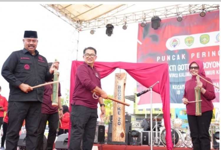 Dua  Desa di Kecamatan Muara Badak Terbaik di Peringatan Bulan Bhakti Gotong Royong Masyarak ke  XX  Tingkat Kaltim)Tahun 2023.