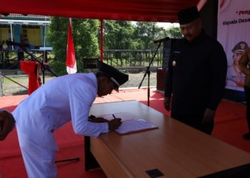 Pesan Bupati Kades yang Baru Harus Fokus Bekerja