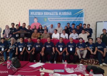 Dispora Kukar Gelar Pelatihan Jurnalistik Olahraga dan Uji Kompetensi Wartawan