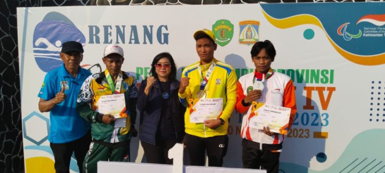 Balikpapan Raih Medali Emas Juara Renang Paralimpik S10