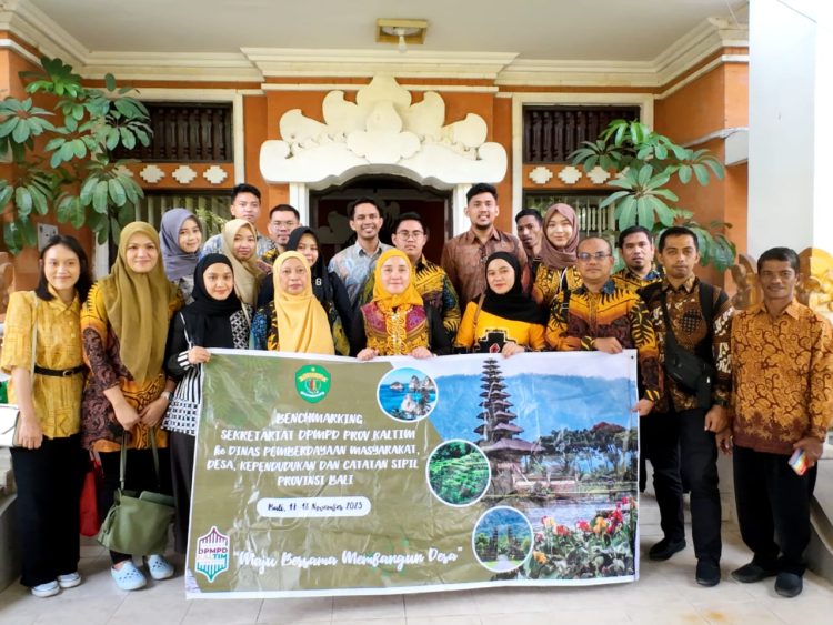 Study Tiru DPMPD Kaltim ke Bali Soal Benchmarking Pengelolaan Kepegawaian, Perencanaan, Keuangan dan Aset