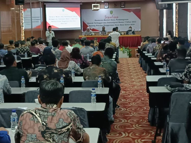 Dinas PMDes Kutai Timur Gelar Sosialisasi Permendes PDTT No 7 Tahun 2023