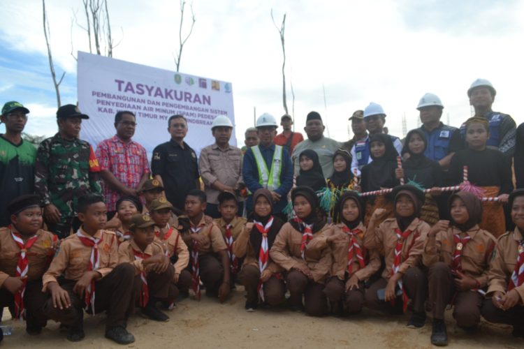 Pemkab Kutim Bangun IPA SPAM Kapasitas 10 Liter Per Detik di Karangan