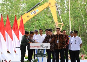 Peletakan Batu Pertama Nusantara Warehouse Park (NWP) Agenda Terakhir PJokowi di (IKN) 2024