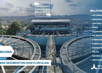 09-11 JANUARI 2024 PERUMDAM TIRTA KENCANA KOTA SAMARINDA LAKUKAN PENGURASAN, WARGA DI MINTA MENAMPUNG AIR.