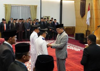 Walikota Samarinda :  Lantik 156 Pejabat, Bekerja Penuh dedikasi.  Singkirkan Sikap Individualistik