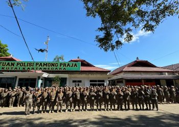 Personel Sat Pol PP Kukar di Kerahkan Amankan Hari Raya Idul Fitri   