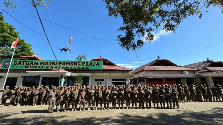 Personel Sat Pol PP Kukar di Kerahkan Amankan Hari Raya Idul Fitri   