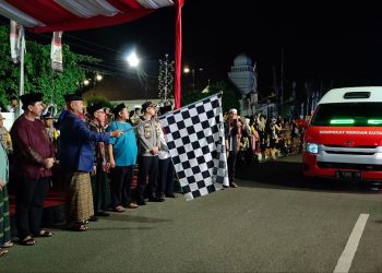 Bupati Kukar Lepas Peserta Takbir Keliling Sambut Idul Fitri 1445 H