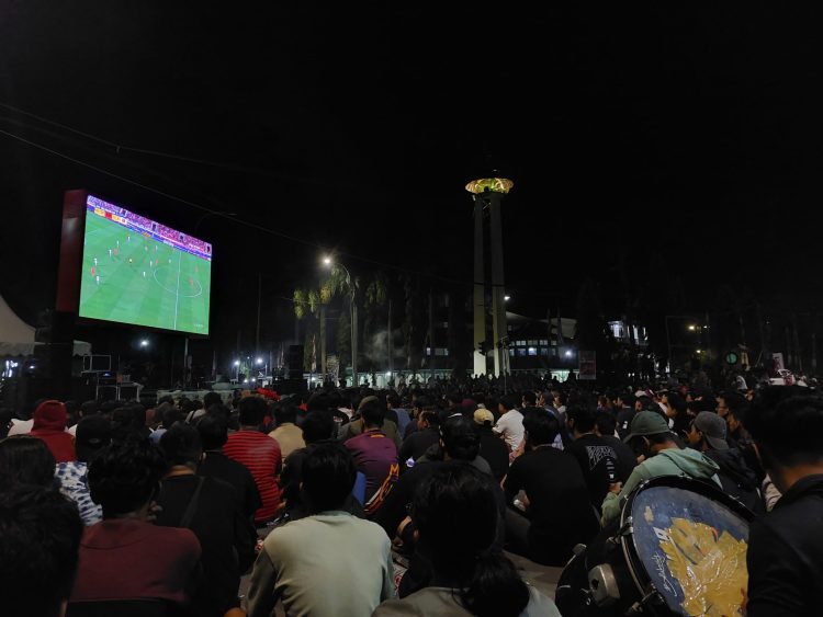 Bupati Kukar Gelar Nobar Pertandingan Tmnas Lawan Korea