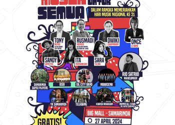 Meriahkan Hari Musik  Nasional Sederatan Artis  Indonesia Tampil Di Atrium Bigmall Samarinda