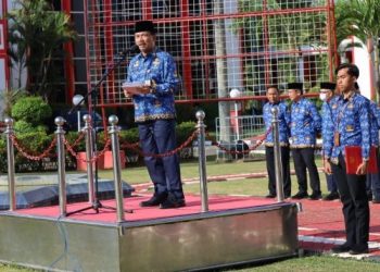 Sekda Kukar Pimpin Apel Perdana Usai Libur Lebaran