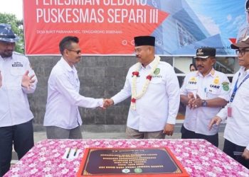 Bupati Kukar Resmikan Gedung UPTD Puskesmas Separi