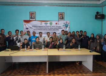 Pelatihan Literasi Digital Desa dan Literasi Pendidikan Digital Anak Usia Dini. di Kantor Desa Pela Kecamatan Kota Bangun