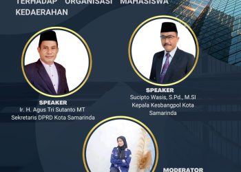 Diskusi Publik Garapan Mahasiswa, Sekwan Samarinda Bakal Jadi Speaker