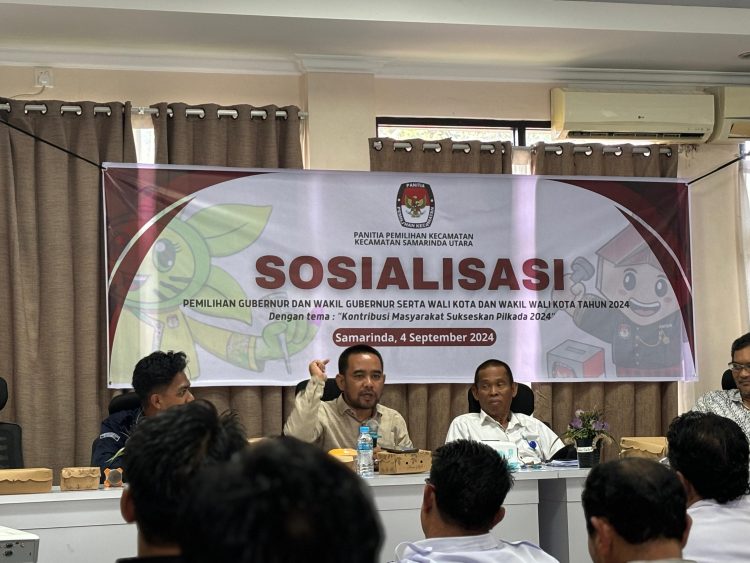 PPK  Kecamatan Samarinda Utara Gelar Sosialisasi PILKADA Tahun 2024