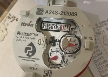 Perumdam Tirta Kencana Lanjutkan Peremajaan Water Meter.
