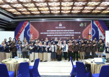 KPU Kaltim Gelar Rakor Analisis Data Ganda dan Invalid Persiapan Penetapan DPT Pilkada 2024