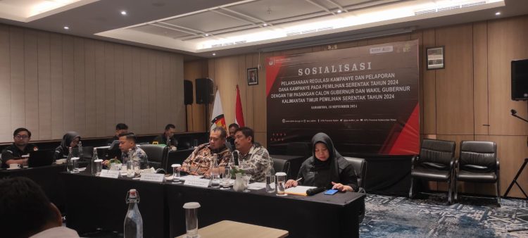 KPU Kaltim : Tim Kampanye Harus Terdaftar, Terkait Platfom Media Sosial Paslon Pilkada 2024