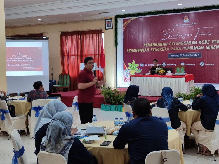 KPU Kaltim Gelar Bimtek Penanganan Pelanggaran Kode Etik dan Penanganan Sengketa pada PILKADA 2024