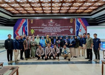 KPU Kaltim Monitoring Pelaksaan Rapat Pleno Terbuka di Kota Bontang