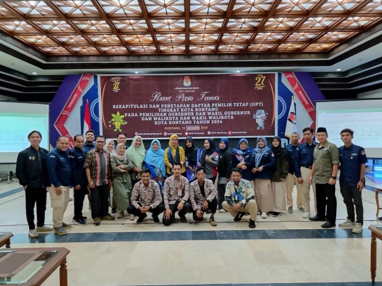 KPU Kaltim Monitoring Pelaksaan Rapat Pleno Terbuka di Kota Bontang