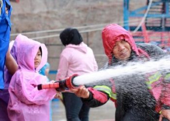 Disdamkar Kukar Berikan Pembinaan dan Pengenalan Dunia Kebakaran untuk Anak Usia Dini