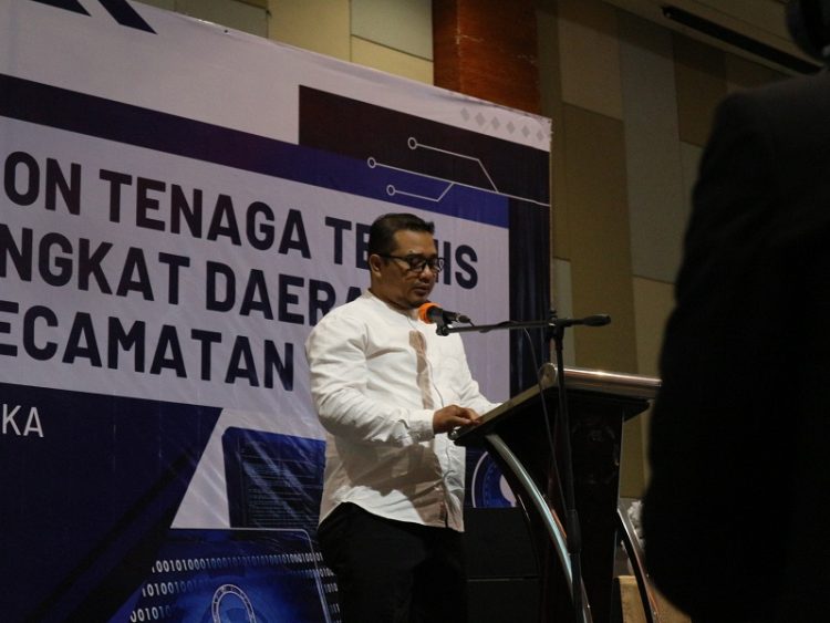 Pembukaan Pelatihan Teknis OPD di Hotel Haris Samarinda, Kepala Bidang Persandian Anggoro Prastowo Tekankan Pentingnya Keamanan Sistem Informasi