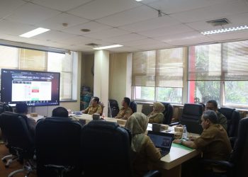 Rakor  Pengendalian Inflasi di Pemkab Kutai Kartanegara digelar Secara Virtual