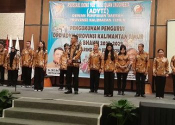Pengurus DPD Adyti Kaltim Masa Bhakti 2025-2029 di Lantik.Kadispora Beri Selamat.