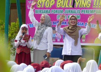 Bahagia di Sekokah Tanpa Rasa Takut: FJPI Kaltim Kampanyekan Anti Bullying di SDN 004 Samarinda