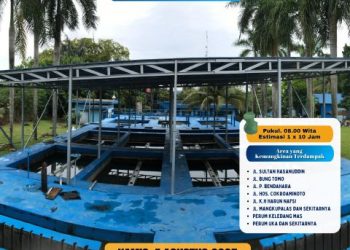 Perumdam Lakukan Pengurasan Delapan wilayah Mengalami Gangguan Pelayanan Air di Samarinda Sebrang