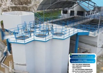 Perumdam Tirta Kencana Samarinda Lakukan Pengurasan bak sedimentasi di Instalasi Pengolahan Air (IPA) Kalhol pada Rabu, 20 Agustus 2025.