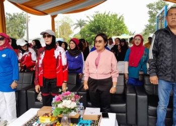 Pembukaan Meriah Festival Olahraga Masyarakat di GOR Kadri Uning Samarinda