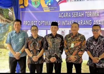 PUPR Kaltim Serahkan Intake Karang Asam dan Lempake Ke Perumdam Tirta Kencana Kota Samarinda