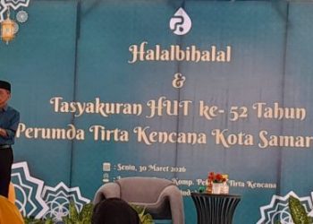 Perumdam Tirta Kencana Kota Samarinda Gelar Halalbihalal dan Tasyakuran HUT Ke-52 Thn Perumdam Tirta Kencana Kota Samarinda.