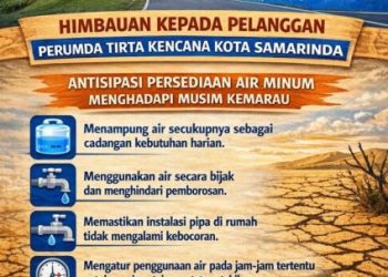 Antisipasi Kemarau Panjang, Perumdam Samarinda Imbau Masyarakat Siapkan Persediaan Air Minum