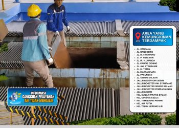 Perumdam Tirta Kencana Samarinda Lakukan Perbaikan Plat Settler 1 IPA Cendana 4