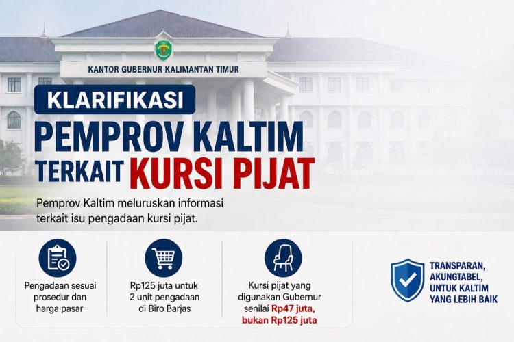 Klarifikasi Pemprov Kaltim Terkait Kursi Pijat