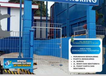 Perumdam Tirta Kencana Laksanakan Pekerjaan Pengurasan Bak WTP, Sedimentasi Reservoir, dan Kanal IPA Bengkuring