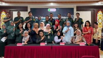 Jalin Sinergi Strategis, BRI BO Samarinda Gajah Mada Melakukan Sosialisasi ke Pengadilan Tinggi Samarinda