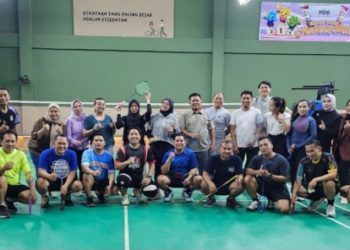 Gelorakan Semangat Sehat dan Kebersamaan, BRI Branch Office Samarinda Gajah Mada Komitmen Wujudkan Work-Life Balance Melalui Olahraga Bersama